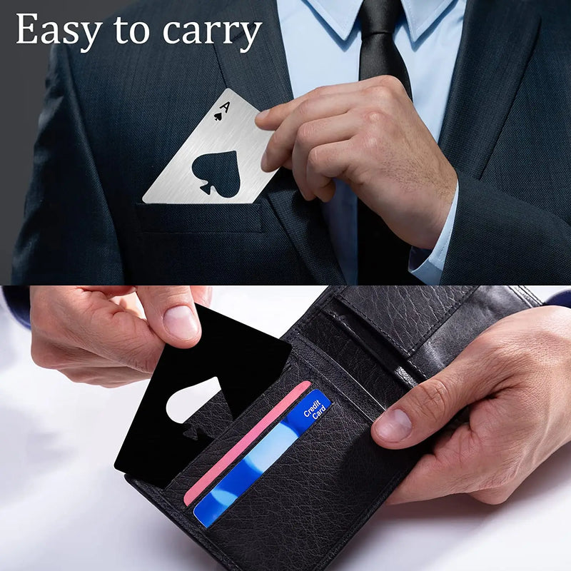Poker Card Bottle Opener
