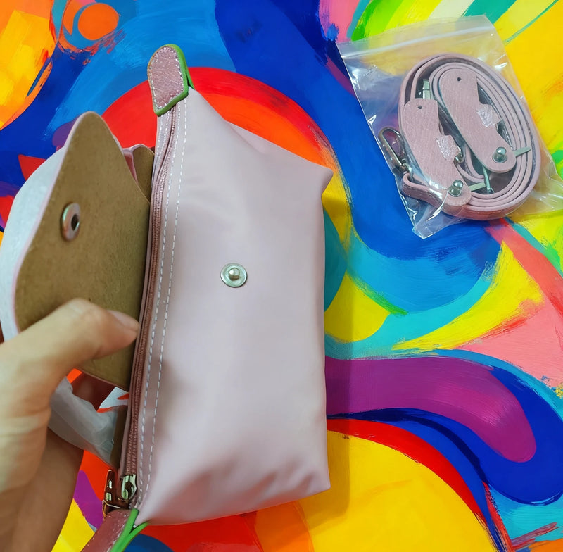 Retro Nylon Mini Crossbody Bag