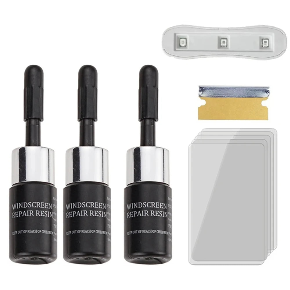 Windshield Repair Kit for Chips and Cracks