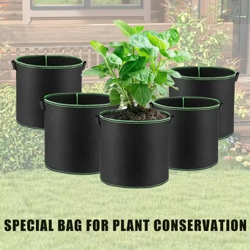 Bolsas de Cultivo de Tela No Tejida con Asas