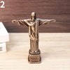 Jesus-Figurine mit Bronzeoptik