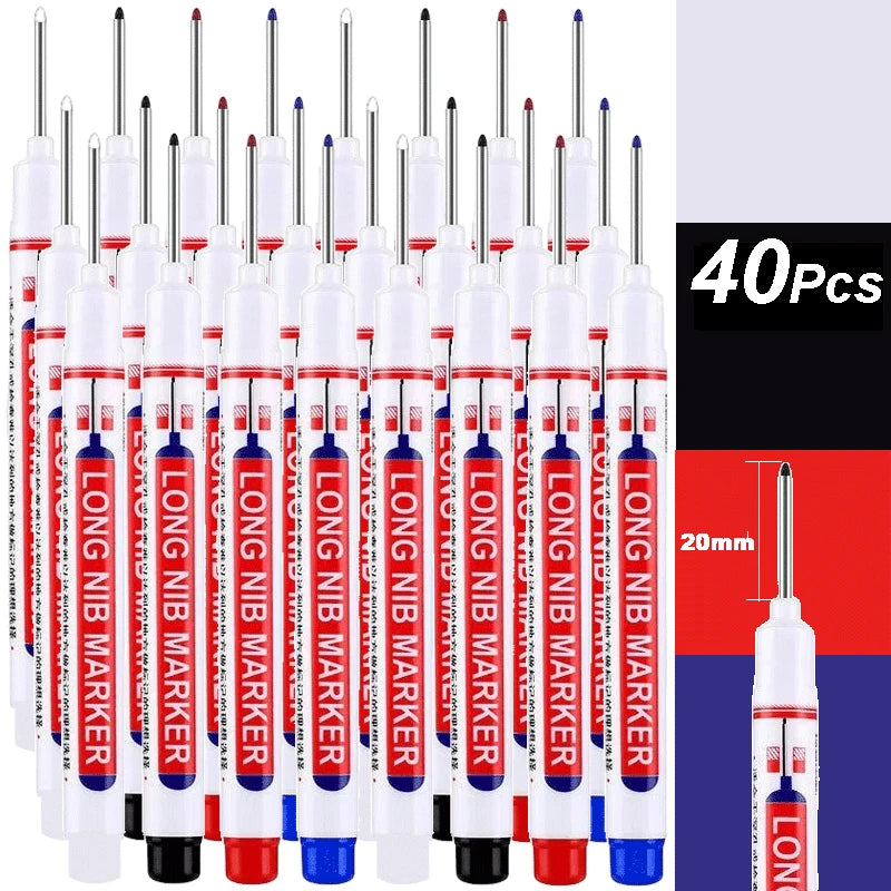 Waterproof Deep Hole Paint Markers for Metal & Woodworking