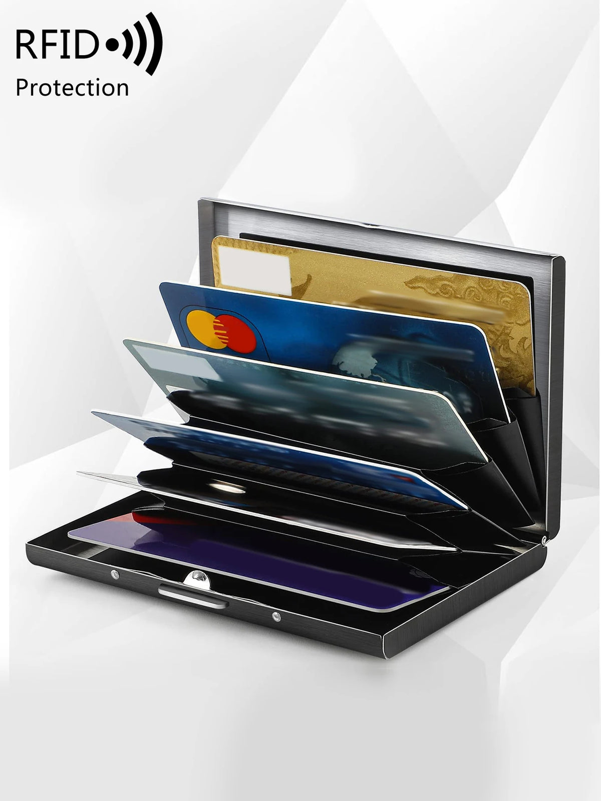 Ultra-Thin RFID Blocking Metal Card Holder