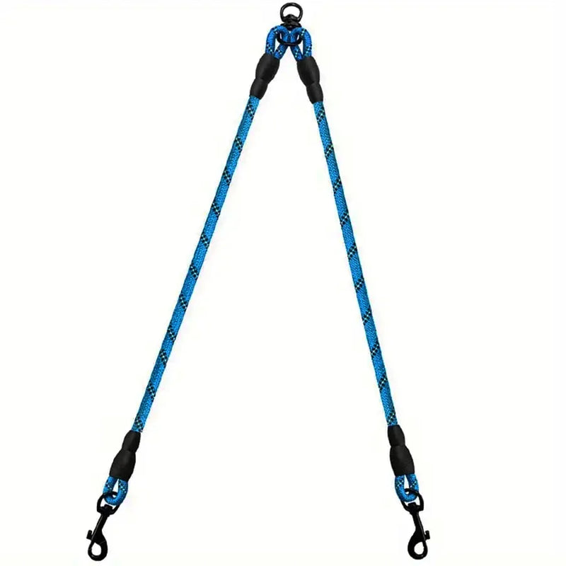 Dual Dog Leash with 360° Swivel Tangle-Free Design
