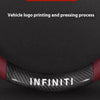 Carbon Fiber Leather Steering Wheel Cover for Infiniti Models