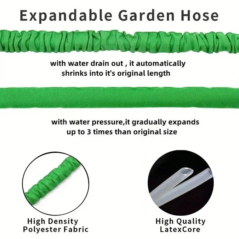 Expandable Garden Hose - Lightweight & Flexible Watering Solution