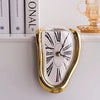 Surreal Melting Wall Clock - Dali Inspired Decorative Timepiece