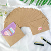 Set of 20 Happy Birthday Cards with Envelopes and Stickers