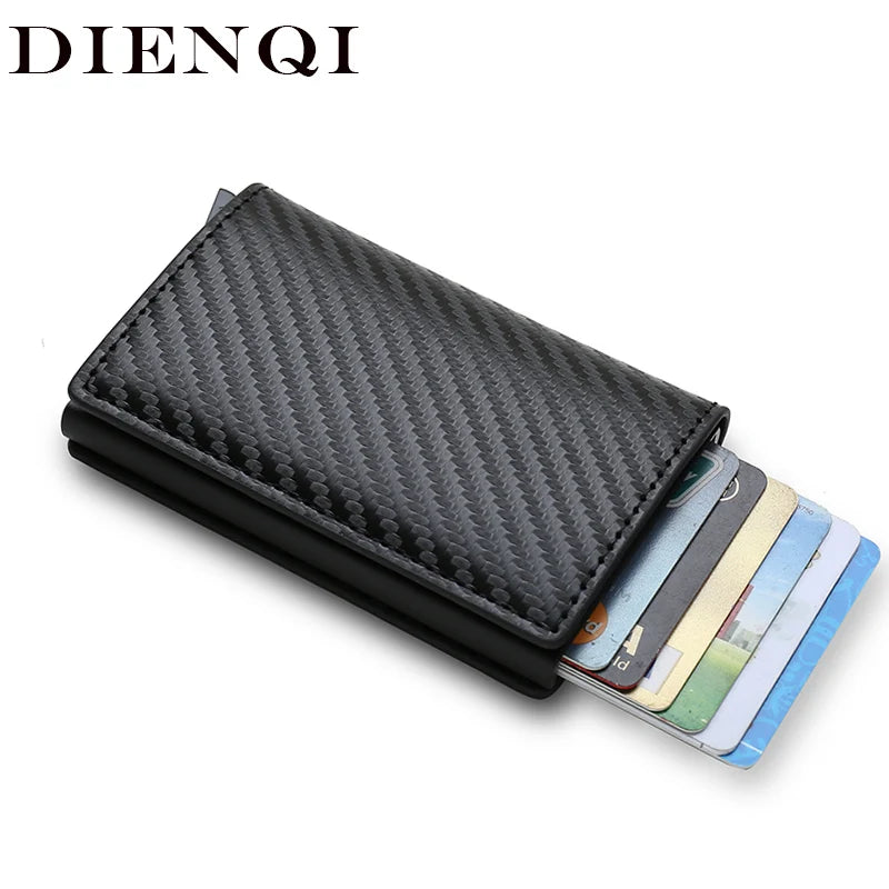 Porte-Carte en Fibre de Carbone Anti-RFID