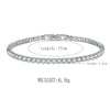 Elegante Tennisarmband mit Zirkonia