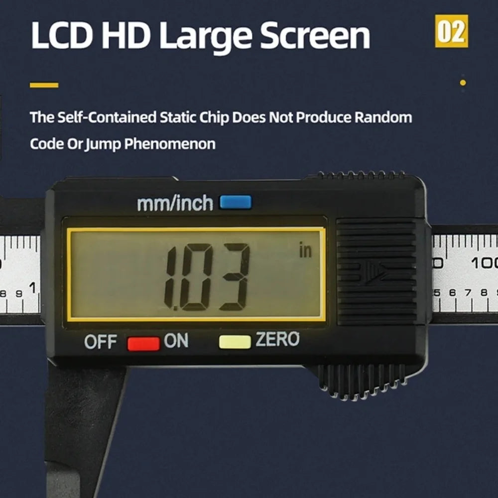Digital Caliper with Large LCD Display