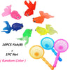 Adorable Kawaii Floating Goldfish Bath Toys - Set of 10