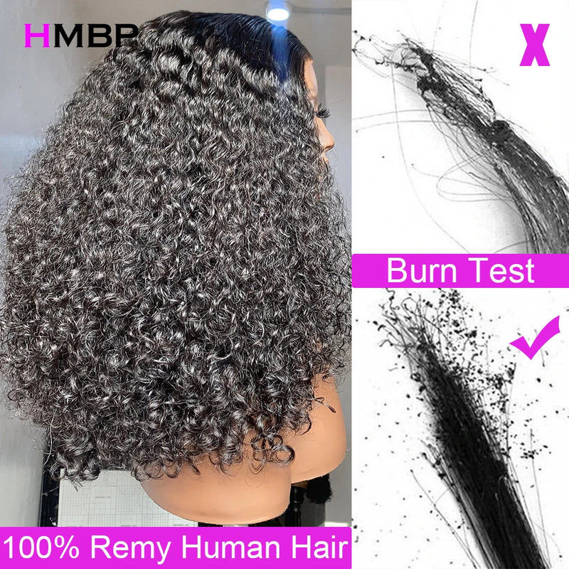 Glueless Kinky Curly Lace Front Wig