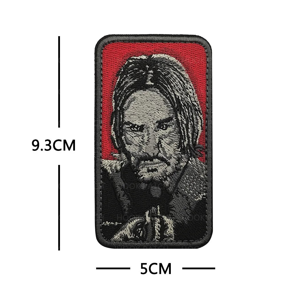 Glow-in-the-Dark Tactical Patch with Dog Motif