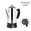 12-Cup Stainless Steel Electric Coffee Percolator