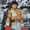 Anime canvas wall art featuring the boxer Ippo Makunouchi from Hajime no Ippo boxing
