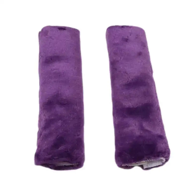Plush Car Seatbelt Shoulder Pads – 2 Pack, Soft Comfort Accessories