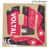 G Pro Wireless mouse grip tape featuring VOLTAL and LC designs on a beige background