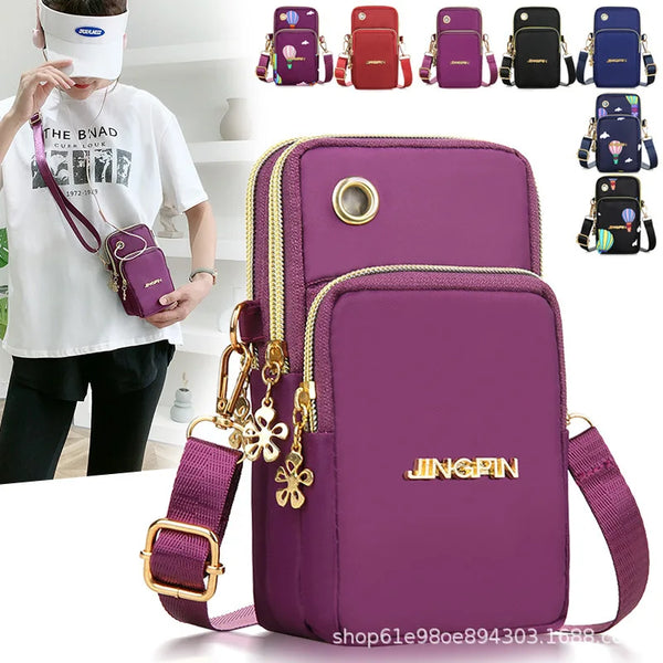 Compact Oxford Crossbody Bag