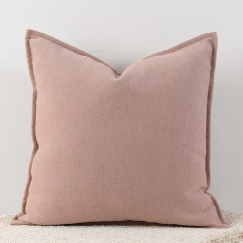 Soft Chenille Throw Pillow Covers – Nordic Solid Design for Couch & Bed