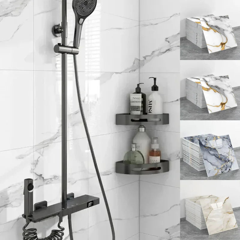 3D-Faux-Marmor-Wandfliesen