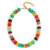 Colorful Chunky Beaded Choker Necklace