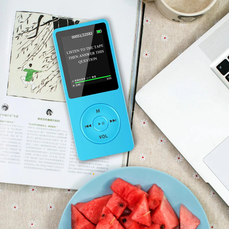 Compact MP3 Player with LCD Screen and FM Radio