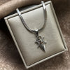Triple Moon Goddess Pendant Necklace