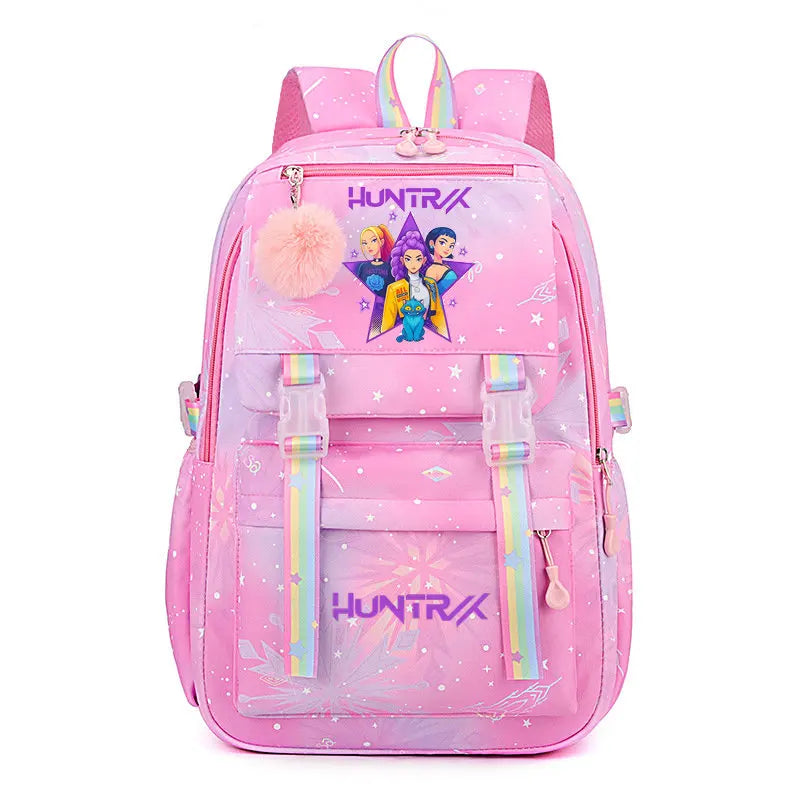 Stylish Letter Print Nylon Backpack for Everyday Use