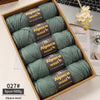 Chunky Alpaca Wool Knitting Yarn – 500g Multi-Color Set for Cozy Winter Projects