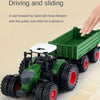 Remote-Controlled Farm Tractor Toy with Realistic Engineering Details