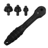2-in-1 Ratcheting Drill Chuck Key Wrench