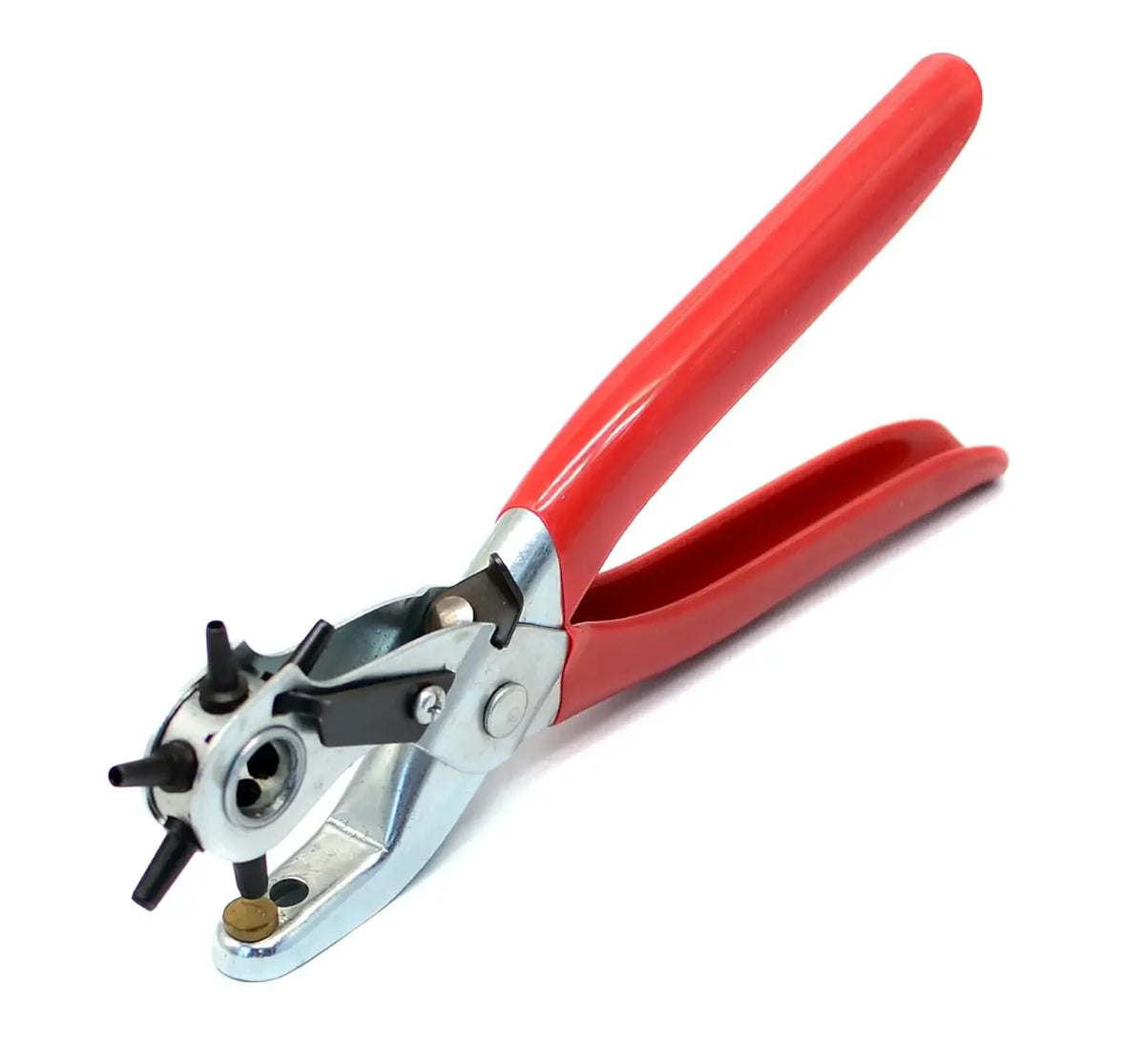 Heavy-Duty Leather Hole Punch with 6 Rotating Sizes