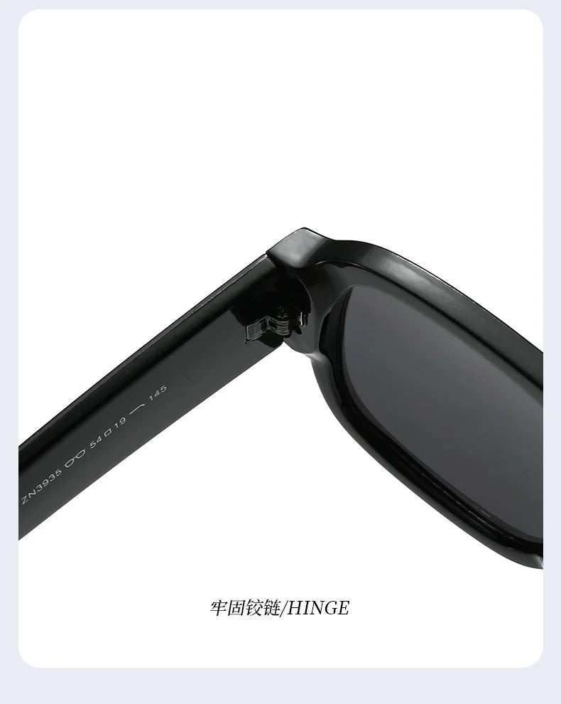 Retro Square Leopard Print Sunglasses for Women