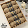 Chunky Alpaca Wool Knitting Yarn – 500g Multi-Color Set for Cozy Winter Projects