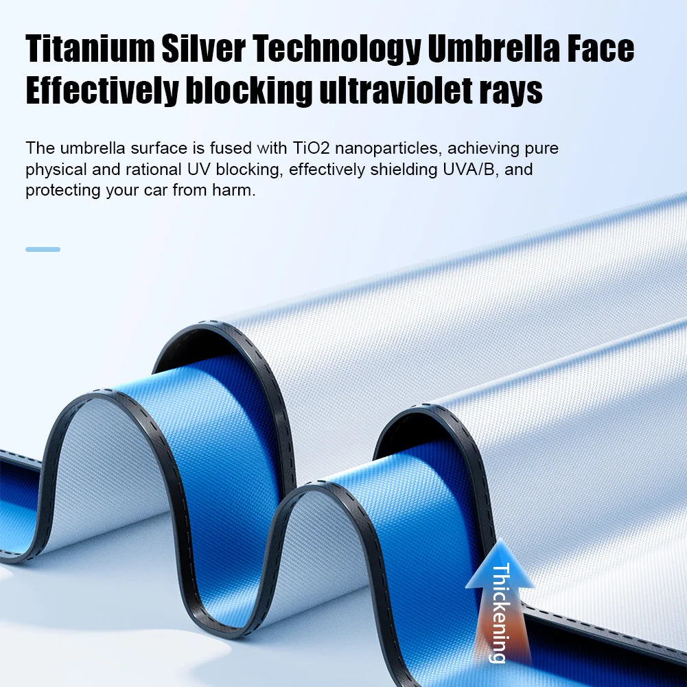 Foldable Car Windshield Sunshade Umbrella with UV Protection