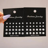 Classic Cubic Zirconia Stud Earring Set