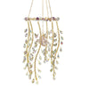 Crystal Willow Suncatcher Wind Chime in Natural Stone Finish