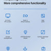 A feature list highlighting the comprehensive functionality of an industrial endoscope with a 4.3-inch IPS screen and IP67 wa