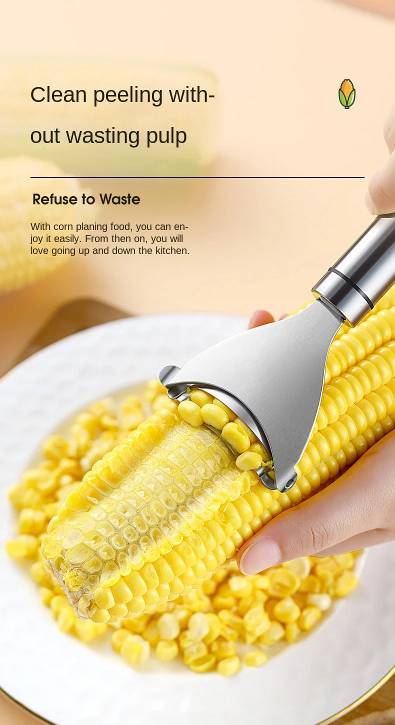 Stainless Steel Corn Stripper – Easy Kernel Removal Tool