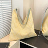 Geometric V-Shape Tote Bag