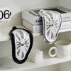 Surreal Melting Wall Clock - Dali Inspired Decorative Timepiece
