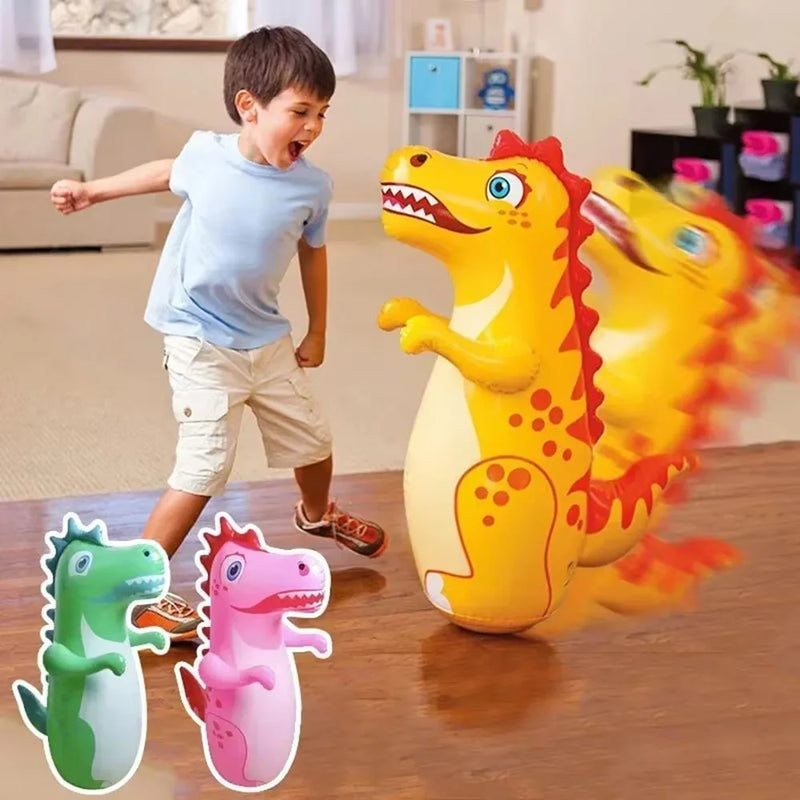 Dinosaur Tumbler Punching Bag for Kids
