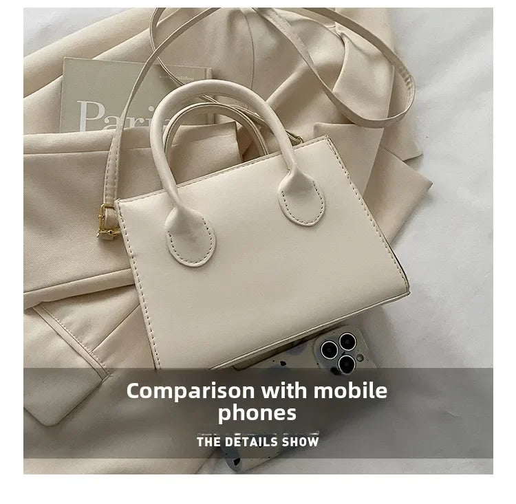 Minimalist Square PU Leather Crossbody Bag