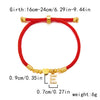 Gold Stainless Steel Initial Letter Bracelet