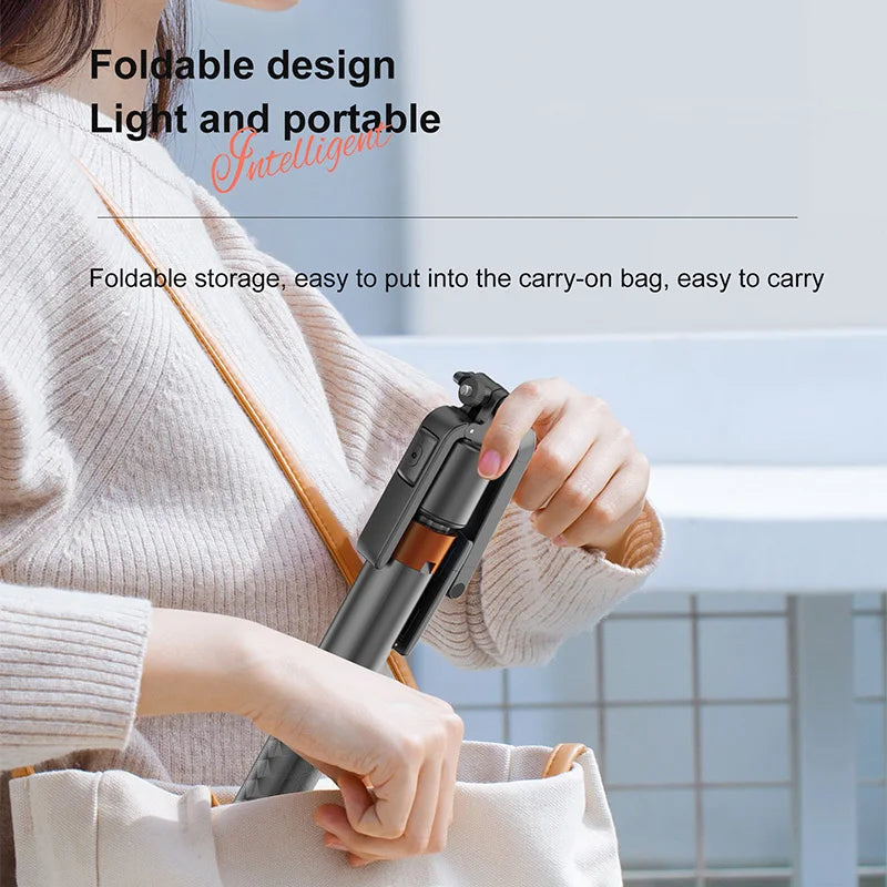 Smart 360° Face Tracking Selfie Stick & Tripod