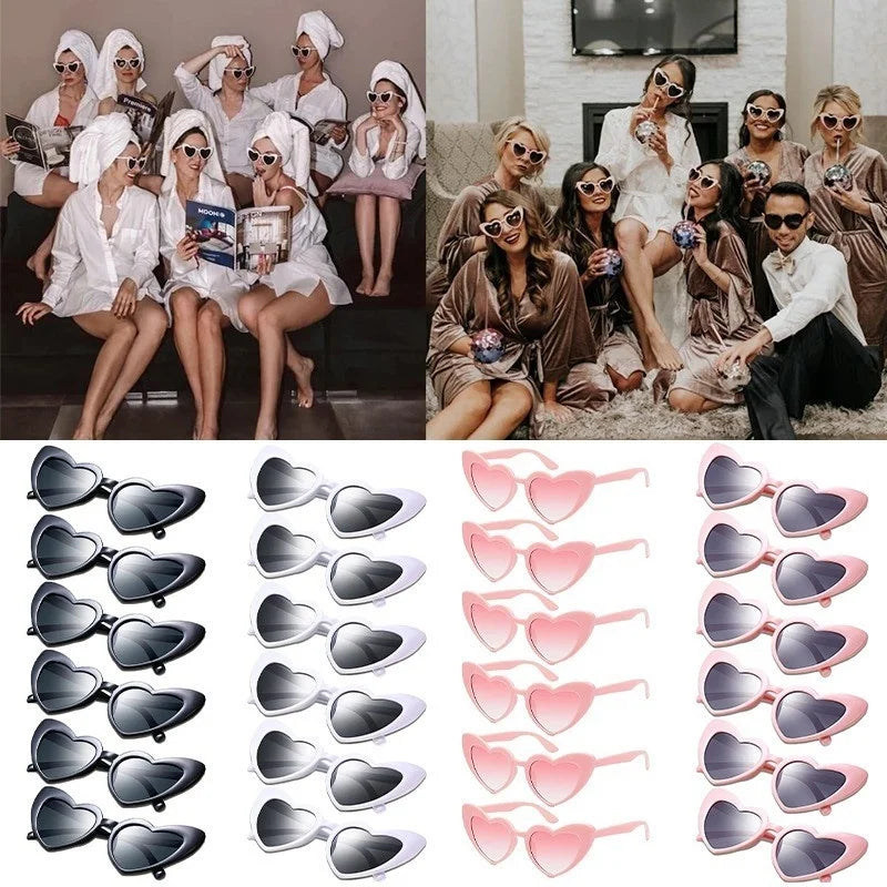Heart-Shaped Sunglasses for Party Favors and Gifts