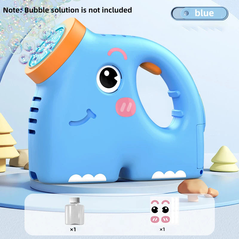 Máquina de Burbujas con Forma de Elefante y Luces LED