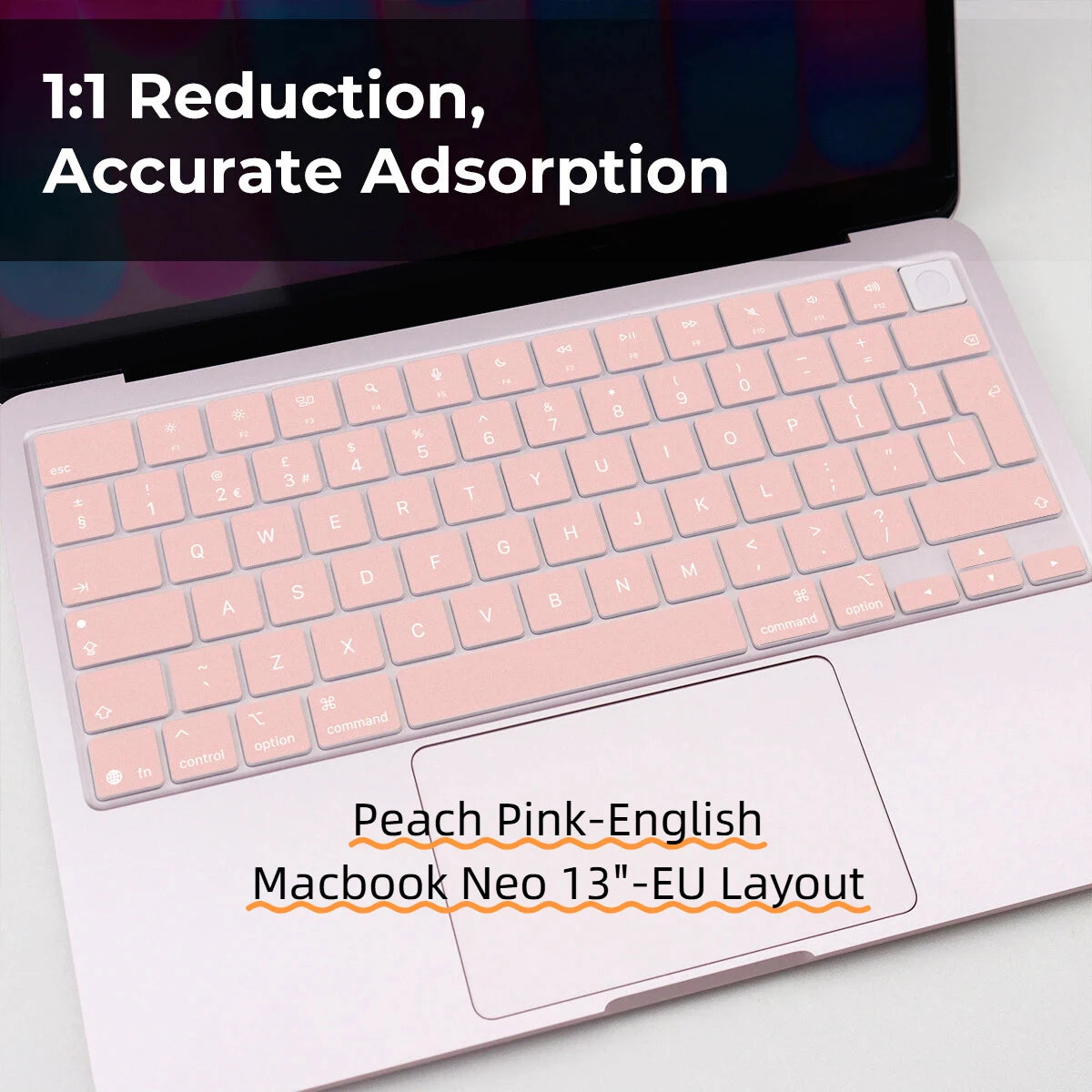 Silicone Keyboard Cover for MacBook Neo 13-inch (2026, EU Layout)
