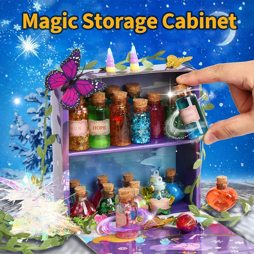 Magical Potion Making Kit for Kids – 24-Piece DIY Fairy Science Craft Set